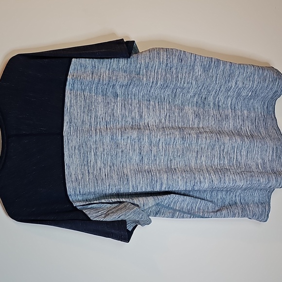 American Eagle Outfitters Blue And Gray XXL Henley Short Sleeve Shirt - Picture 4 of 7